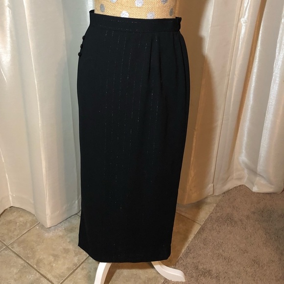 david brooks Dresses & Skirts - Vintage David brooks sparkly black skirt